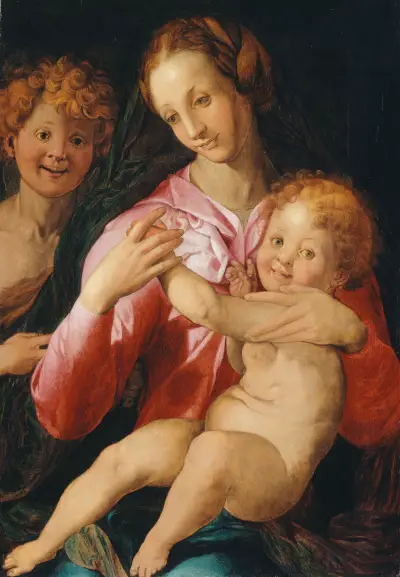 Virgin and Child with the Young Saint John the Baptist Bronzino